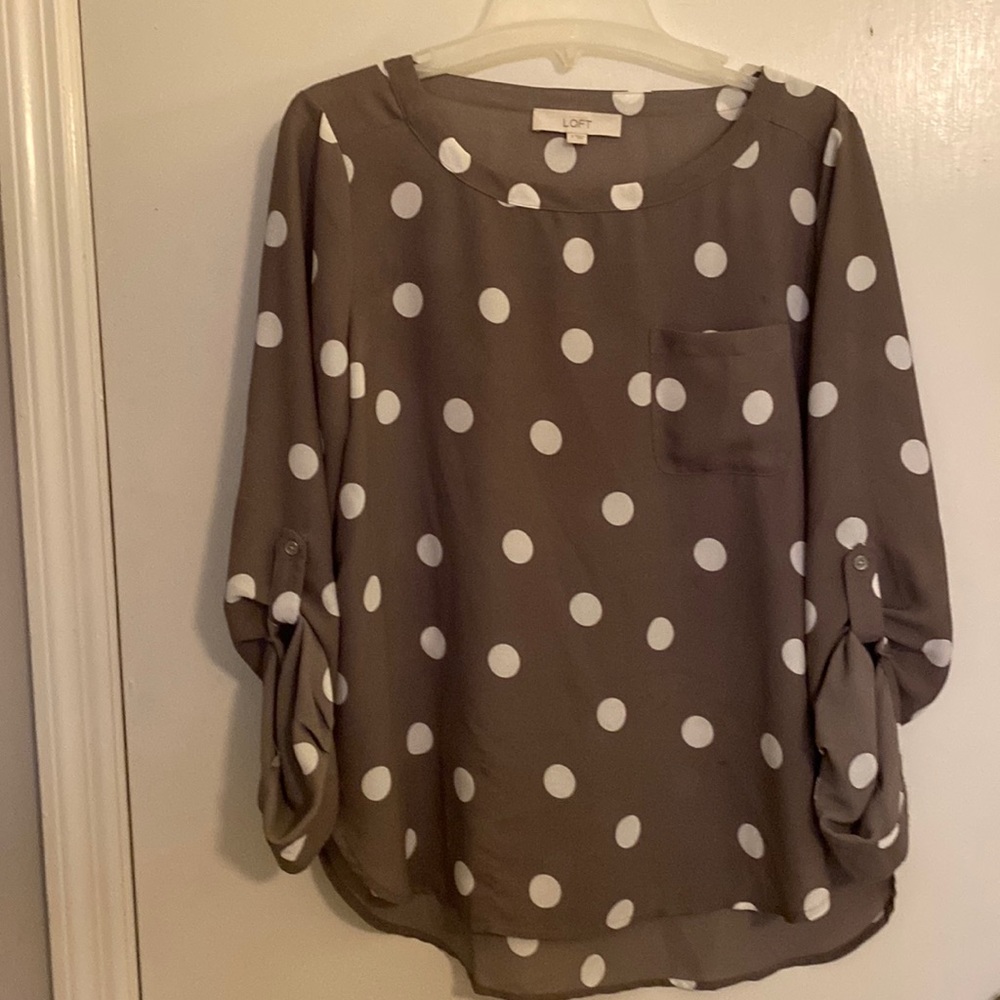 Polka dot blouse